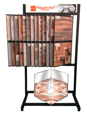 Металлический стенд под керамический гранит PiezaROSA 45x45 Стенд К.3.45.13